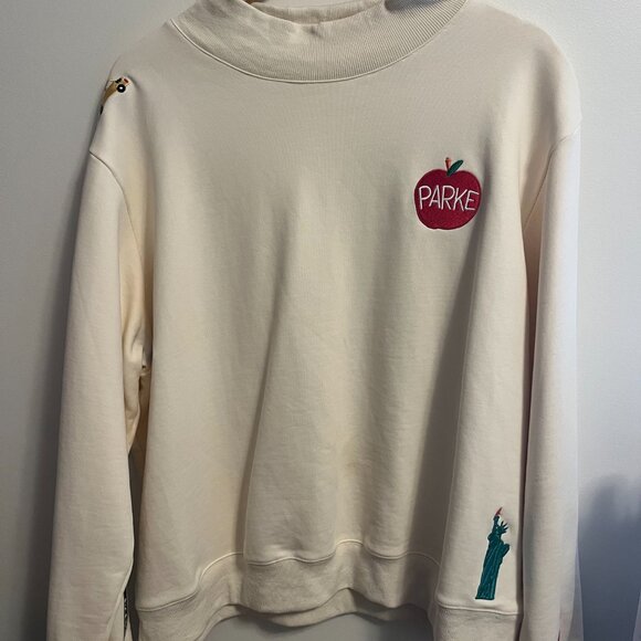 PARKE NYC Mockneck, size L/XL - Picture 2 of 2